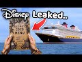 Disney Cruise LEAKS Coco Menu.. Everything YOU Need to know - Disney Treasure Dining