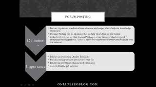 Forum Posting Theory -Tutorial 13
