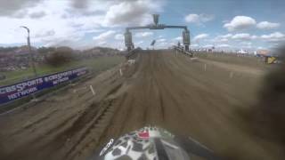 GoPro HD: Gautier Paulin Moto 1 FIM World Motocross Championship Lommel, Belgium