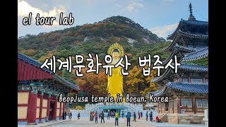 가을의 속리산의 세계문화유산 법주사를 가보다!! (Beopjusa temple in Boeun, Korea) - 여행이의 스토리