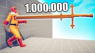 1.000.000 DAMAGE KING ARTHUR SWORD vs UNITS - TABS | Totally Accurate Battle Simulator 2025