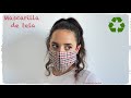 😷 Cómo Hacer MASCARILLA DE TELA O CUBREBOCAS con filtro TNT Reciclando una camiseta. DIY