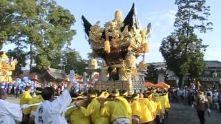 福崎　熊野神社　八反田　境内　屋台練り歩き