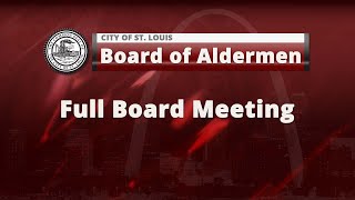 Board of Aldermen - January 24, 2025