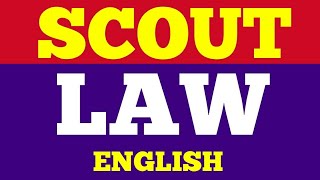 Scout Law {English}