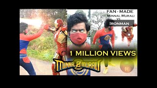 Minnal Murali Vs Ironman | Fight SCENE | Fan made Fight | Minnal Murali
