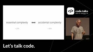 Simplify! 10 ways to reduce complexity in software development - Uwe Friedrichsen | code.talks 2025