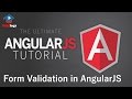 AngularJS Video Tutorials - How to use Form Validation