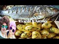 Baked Sea Bass with Boiled new Potatoes