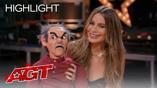 Darci Lynne Sees Sofia Vergara's Ventriloquism for the First Time! - America's Got Talent