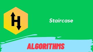 HackerRank Staircase problem solution in Python Programming | Algorithms | The Coding Solution