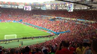 World Cup 2014 Video 2 - Chile National Anthem vs. Spain