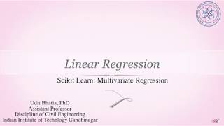 2.6 Scikit and statsmodel: Multivariate Regression