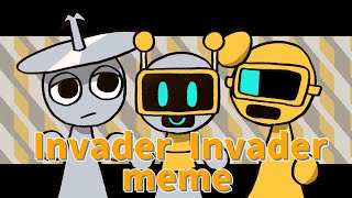 【SPRUNKI】INVADER INVADER/ animation meme【手描き】