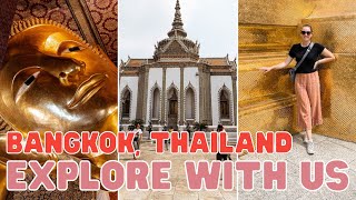 Exploring Bangkok Thailand. Flower Market, Royal Palace and Wat Pho. Thailand Travel Vlog & Photos!