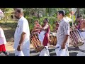 chenda melam band melam st. thomas csi church mechal