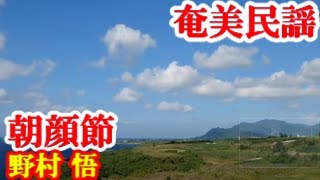 朝顔節(祝い唄)　野村 悟　奄美民謡　奄美シマ唄　amami【字幕】