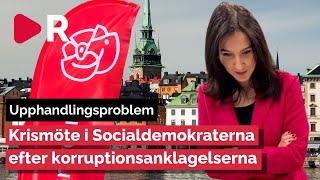 Riks Live: Krismöte i Socialdemokraterna efter korruptionsanklagelserna