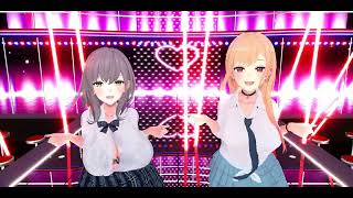 【MMD】JK白銀ノエル＆喜多川海夢おっ♡い吹っ切れた