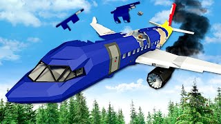 PLANE BREAKS INTO PIECES & CRASHES in Stormworks!