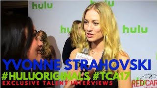 Yvonne Strahovski interviewed at Hulu Original Series Winter TCA Talent Event #TCA17