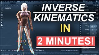 Blender 2.8 Inverse Kinematics In 2 Minutes!
