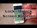 iPhone 6 / iPhone 6 plus - How to lock / unlock screen rotation iPhone 6 / iPhone 6 plus - How to lock / unlock screen rotation