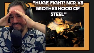 Vet Reacts *Huge Fight! NCR VS Brotherhood Of Steel* Fallout Wip 01 To 07 By SODAZ