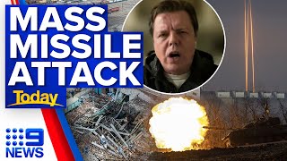 Russia launches biggest missile attack, targeting Ukraine energy infrastructure | 9 News Australia