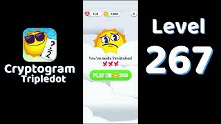 Cryptogram Tripledot Level 267 Answer | SolutionGuruji