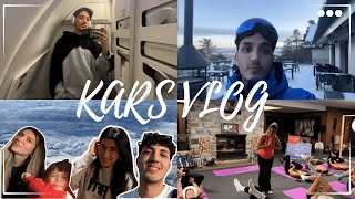 KARS VLOG🏔️(sohbet, ayı avı, kayak, parti...)🎇🎿❄