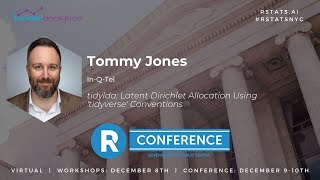Tommy Jones - tidylda: Latent Dirichlet Allocation Using 'tidyverse' Conventions