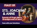 Feast of Saints Anne and Joachim 2024 || Grandparents of Jesus, Parents of Mary