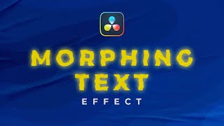Morphing Text Transition Effect in Davinci Resolve