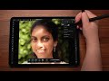 portrait retouching on ipad with affinity photo free course