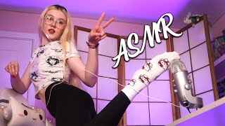 ASMR with foot Unusual triggers 🧦 My socks relaxing sounds #2