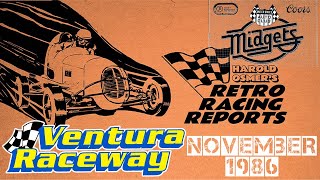 Stan Fox wins at Ventura Raceway - 1986, USAC Midgets, Meet Your Driver Tommy White (ep 071)