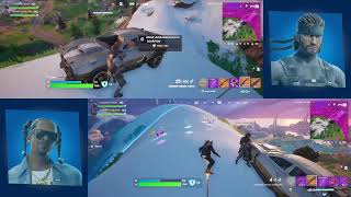 Playing fortnite with sons and nephew feat Juss Jones. Lets catch a Dub!