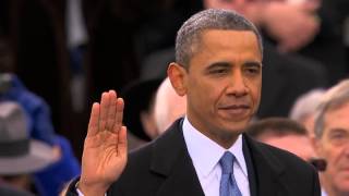 Barack Obama inaugurated as president of the USA