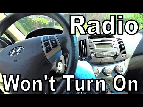 Hyundai Radio not working? (i20, Santa Fe, iLoad, Accent, Elantra, i40)