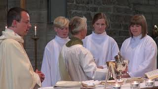 Högmässa i Vadstena klosterkyrka på Kristi Himmelsfärds dag