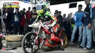 Dragbike jet darat ninja 155 tu terbang-terbang