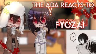 BSD/ The ADA reacts to Fyozai || GCRV || lowkey lazy😔