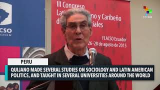 Sociologist Anibal Quijano Passed Away