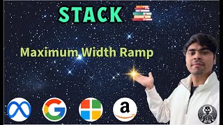 LeetCode 962 | Maximum Width Ramp | Stack & Two-Pointer Python Solution | AlgoYogi