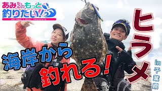 あみちゃんのもっと釣りたい！第51話 海岸から釣れる！ヒラメin千葉県(1068)