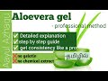 DIY aloevera gel | aloe vera gel professional method in tamil | no gelatin| no chemical extract