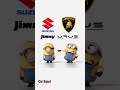 Lamborghini suv vs Suzuki Jimmy minions style funny#tiktok #status #status #funny #trending #asmr