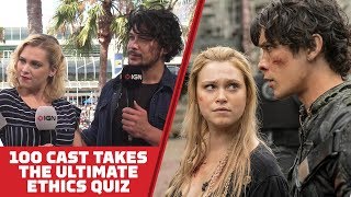 The 100's Eliza Taylor and Bob Morley Take The Ultimate Ethics Quiz - Comic Con 2018