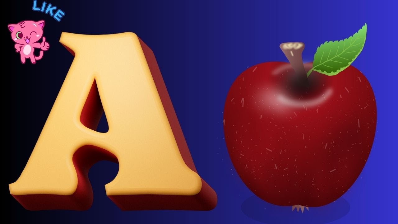 A For Apple | B For Ball | Phonics Song | Alphabets Song ...